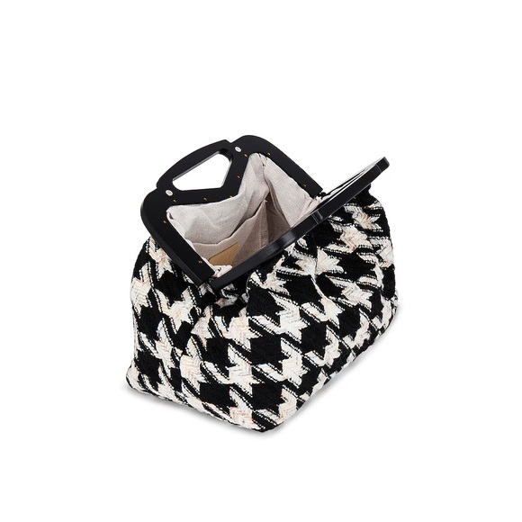 BTB Los Angeles Black/White Estuche Collette Clutch - Picture 6 of 6